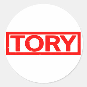 Tory Stamp Classic Round Sticker