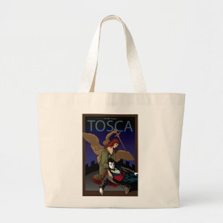 Tosca, Opera Large Tote Bag