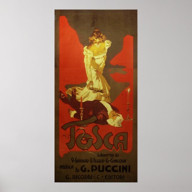 Tosca Opera Poster (Front)