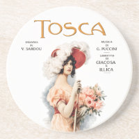 Tosca Opera Vintage - Puccini Opera Poster Design