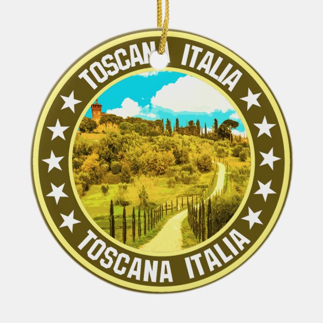 Toscana                                            ceramic ornament (Front)
