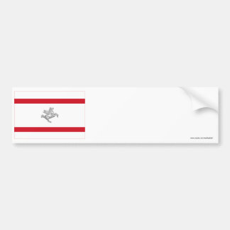 Toscana flag bumper sticker