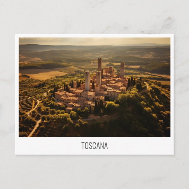 Toscana, Italy postcard (Front)