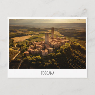 Toscana, Italy postcard