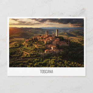 Toscana, Italy postcard