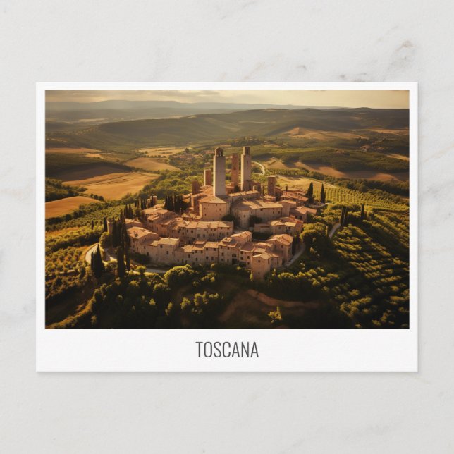Toscana, Italy postcard (Front)