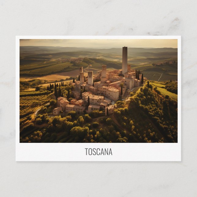 Toscana, Italy postcard (Front)