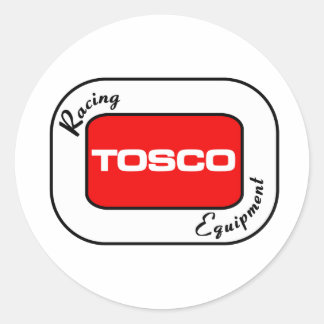 TOSCO Racing Equipment Classic Round Sticker