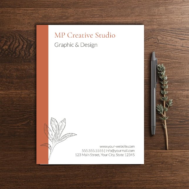 Toskana Rustic Elegance Custom Letterhead (Creator Uploaded)