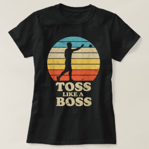 Toss Like A Boss Retro Style Cornhole T-Shirt