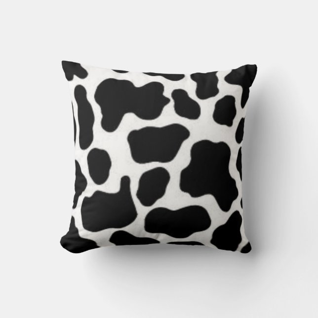 TOSS PILLOW - FAUX COW HIDE BY SERENITY - GIFTS (Front)