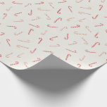 Tossed Candy Canes red and White Modern Christmas Wrapping Paper<br><div class="desc">Modern Christmas wrapping paper with tossed red and white Candy Canes. Make your presents FUN! Christmas wrapping paper traditional Christmas colors and designs with a modern and fun twist,  by Erin Kendal.</div>