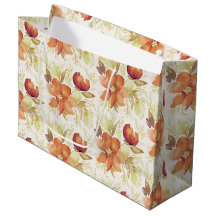 Tossed in Rust Large Gift Bag