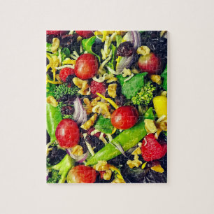 Tossed Salad & Fruit Scramble - 8x10 - 110 pcs. Jigsaw Puzzle