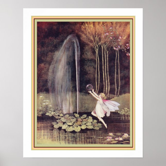 "Tossing Up The Rainbow Bubbles" ca. 1916- 16x20 Poster (Front)