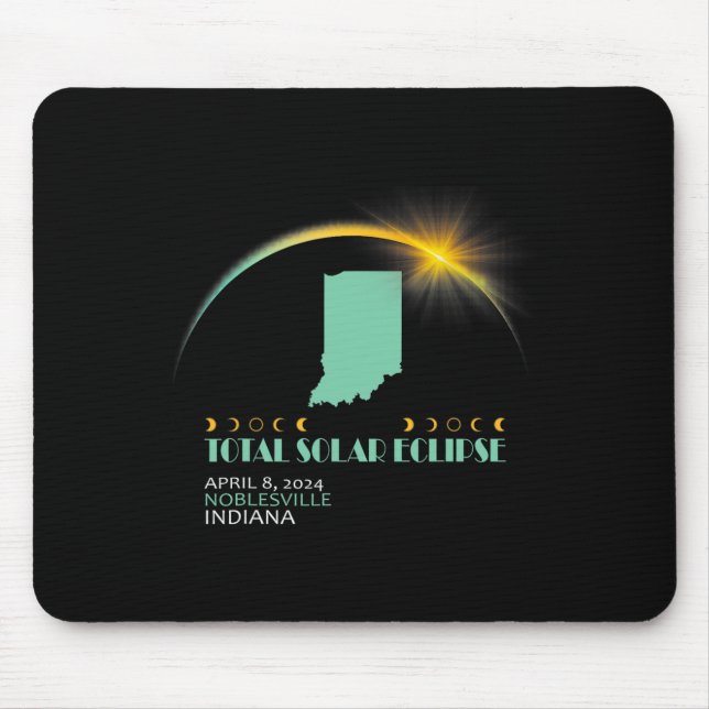 Total 2024 Solar Eclipse 2024 040824  Mouse Pad (Front)