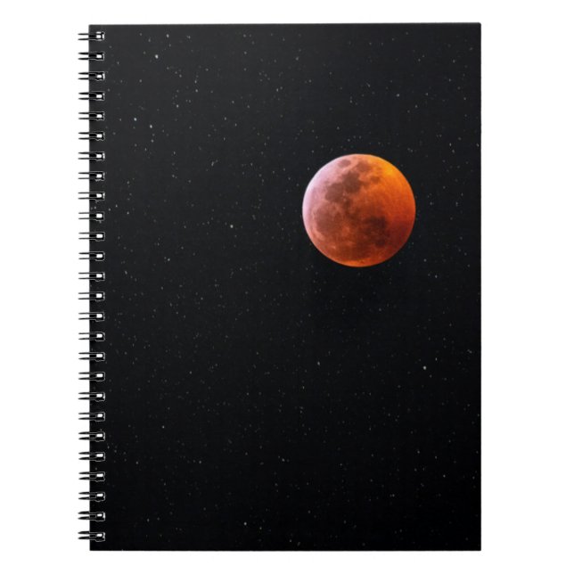 Total Blood Moon Eclipse | Big Island Hawaii Notebook (Front)