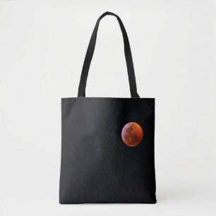 Total Blood Moon Eclipse   Big Island Hawaii Tote Bag