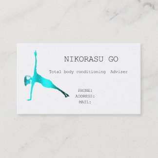 Total body conditioning business card