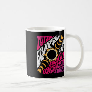 Total Eclipse 2024 Retro Groovy North American Tou Coffee Mug