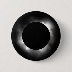 Total eclipse 6 cm round badge
