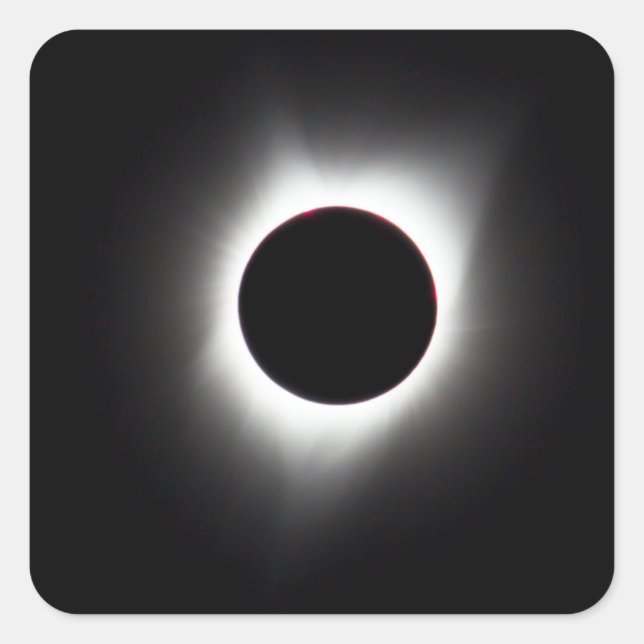 Total Eclipse Square Sticker (Front)