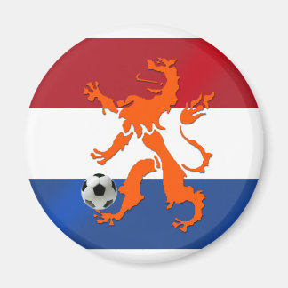 Total football soccer Oranje Dutch lion Magnet