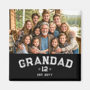 Total Grands Photo Varsity Grandad Est Year Legacy Magnet