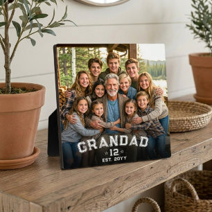 Total Grands Photo Varsity Grandad Est Year Legacy Plaque