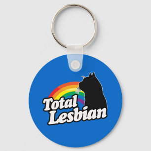TOTAL LESBIAN CAT -.png Key Ring