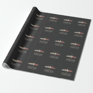 Total Lunar Eclipse 2025 Astronomy Northwest USA Wrapping Paper