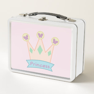 Total Princess Metal Lunch Box