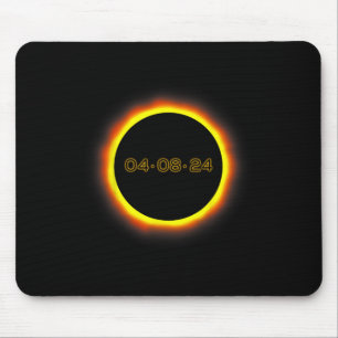 Total Solar Eclipse 04.08.2024 Totality 1 Mouse Pad