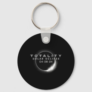 Total Solar Eclipse 04.08.2024 Totality 2 Key Ring