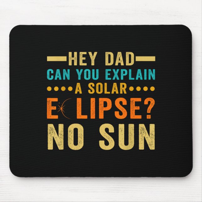 Total Solar Eclipse 04 08 Illustration Mouse Pad (Front)
