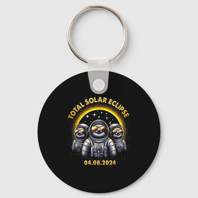 Total Solar Eclipse 04 08 Key Ring (Front)