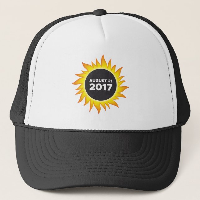 Total Solar Eclipse - 08.21.2017 Trucker Hat (Front)