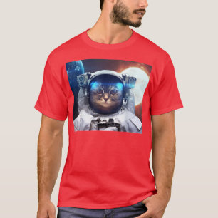 Total Solar Eclipse 2017 Fun Cat Laser Beam Astron T-Shirt