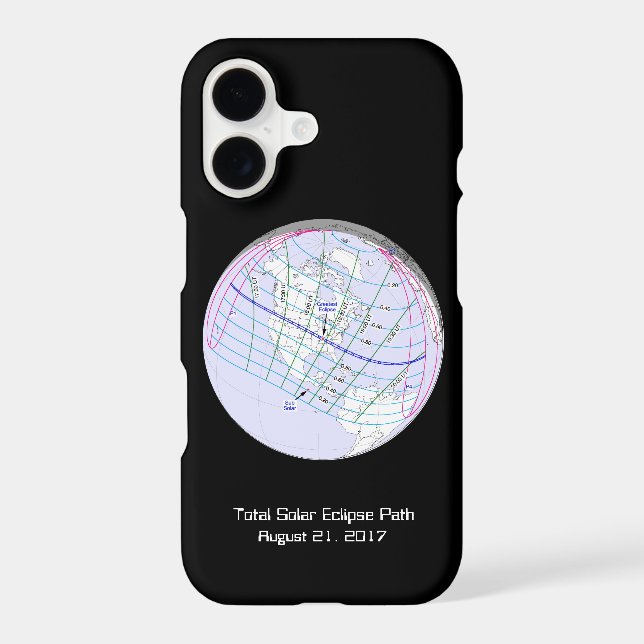Total Solar Eclipse 2017 Global Path (Back)