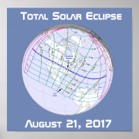 Total Solar Eclipse 2017 Global Path
