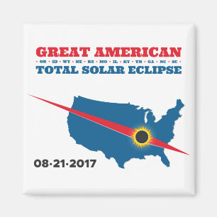 Total Solar Eclipse - 2017 - I saw it! Magnet