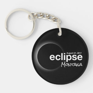 Total Solar Eclipse 2017 - Montana Key Ring