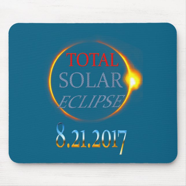 Total Solar Eclipse 2017 Mouse Pad (Front)