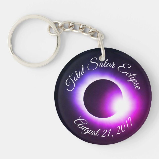 Total Solar Eclipse 2017 - USA Key Ring (Front)