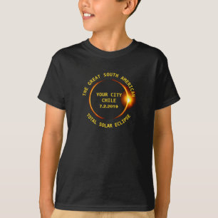 Total Solar Eclipse 2019 Chile South America T-Shirt