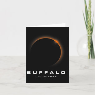 Total Solar Eclipse 2024 - Buffalo Solar Eclipse Card