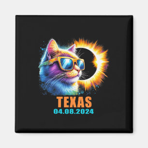 Total Solar Eclipse 2024 Cat Solar Eclipse Gles Magnet