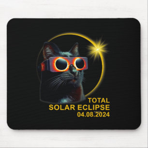 Total Solar Eclipse 2024 Cute Solar Eclipse Kids T Mouse Pad