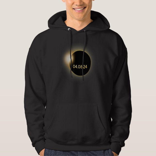Total Solar Eclipse 2024 for Astronomy Hoodie (Front)