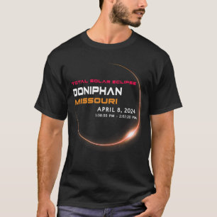 Total Solar Eclipse 2024 In Doniphan Missouri T-Shirt